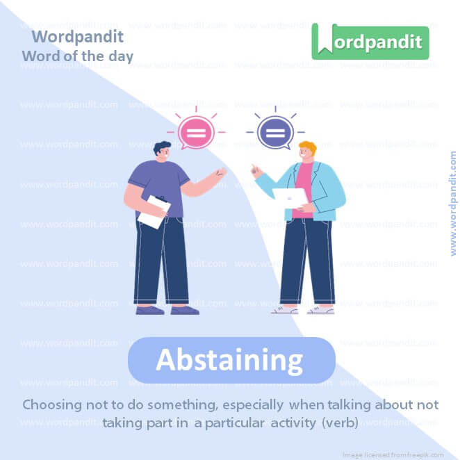 Abstaining Picture Vocabulary