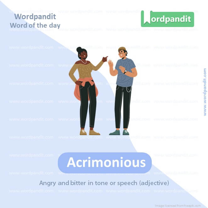 Acrimonious Picture Vocabulary Copy