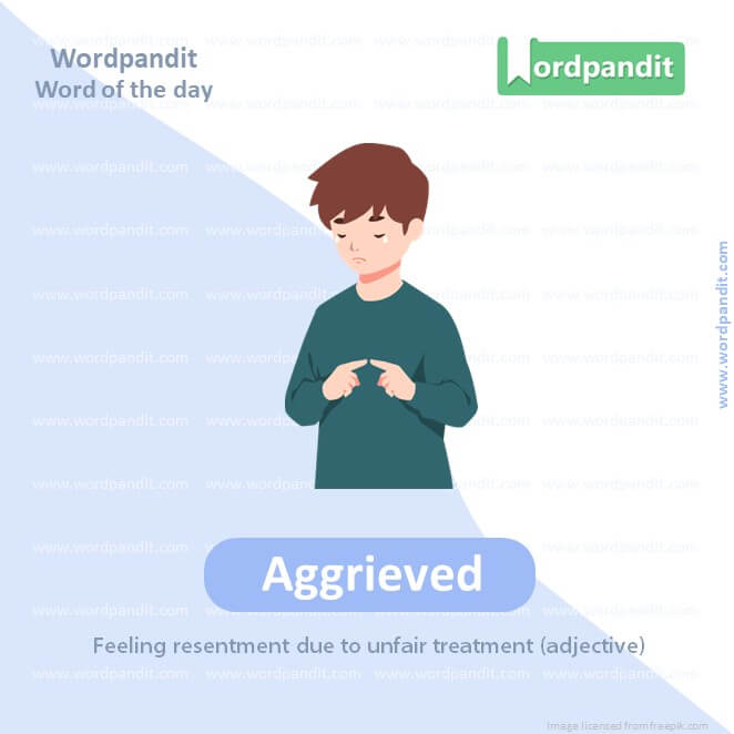 Aggrieved Picture Vocabulary