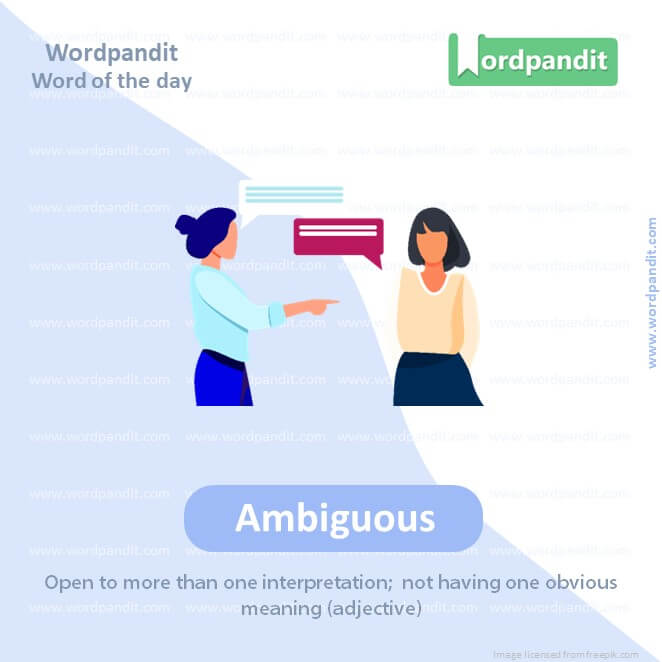 Ambiguous Picture Vocabulary