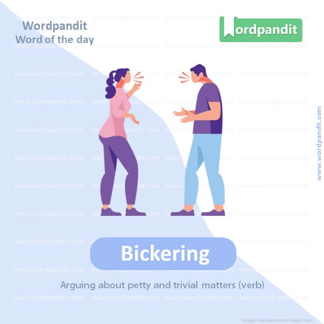Bickering Picture Vocabulary