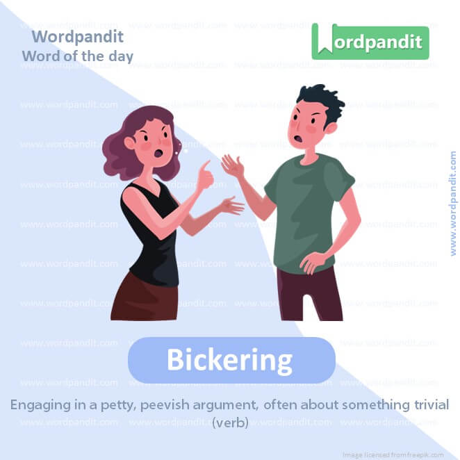 Bickering Picture Vocabulary
