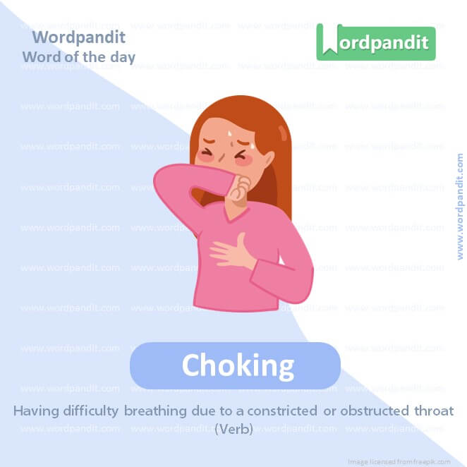 Choking Picture Vocabulary