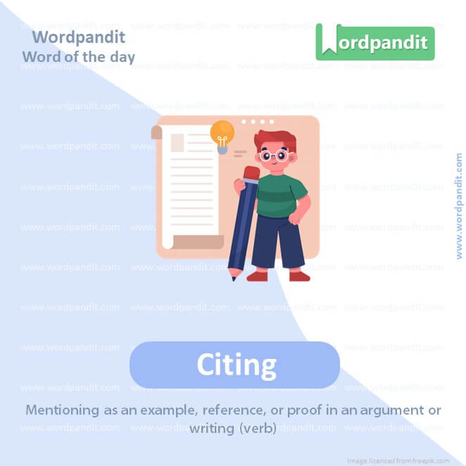 Citing Picture Vocabulary