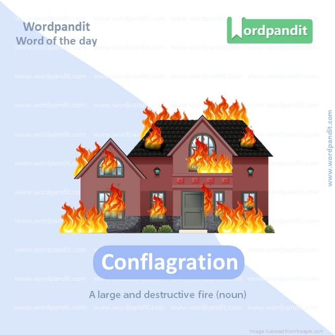 Conflagration Picture Vocabulary