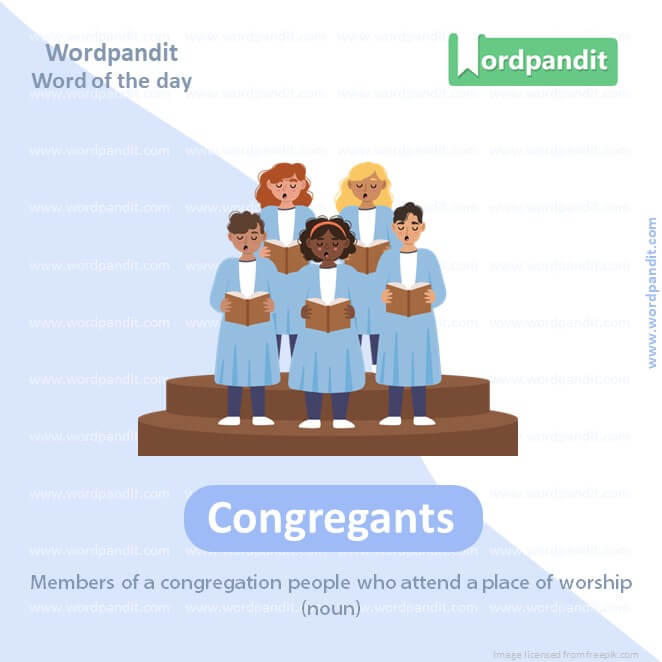 Congregants Picture Vocabulary