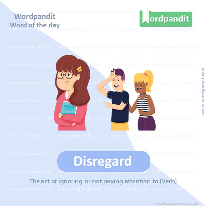 Disregard Picture Vocabulary