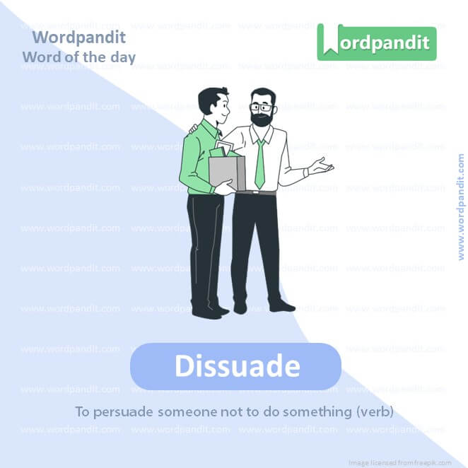 Dissuade Picture Vocabulary