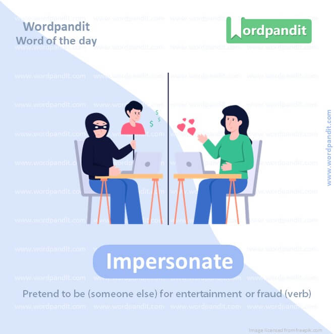 Impersonate Picture Vocabulary