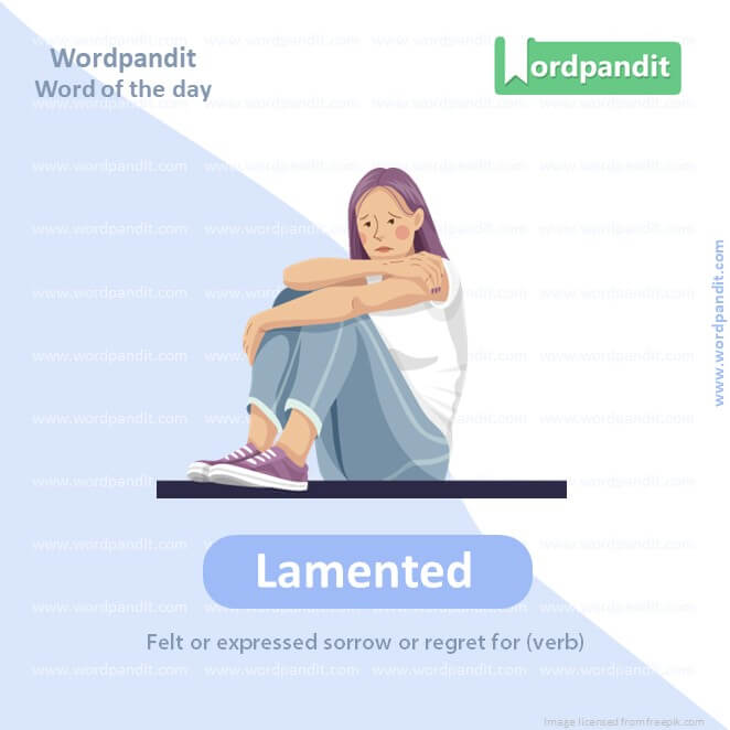 Lamented Picture Vocabulary