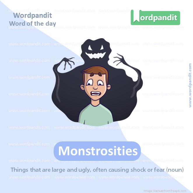 Monstrosities Picture Vocabulary