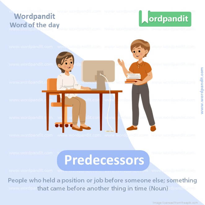 Predecessors Picture Vocabulary