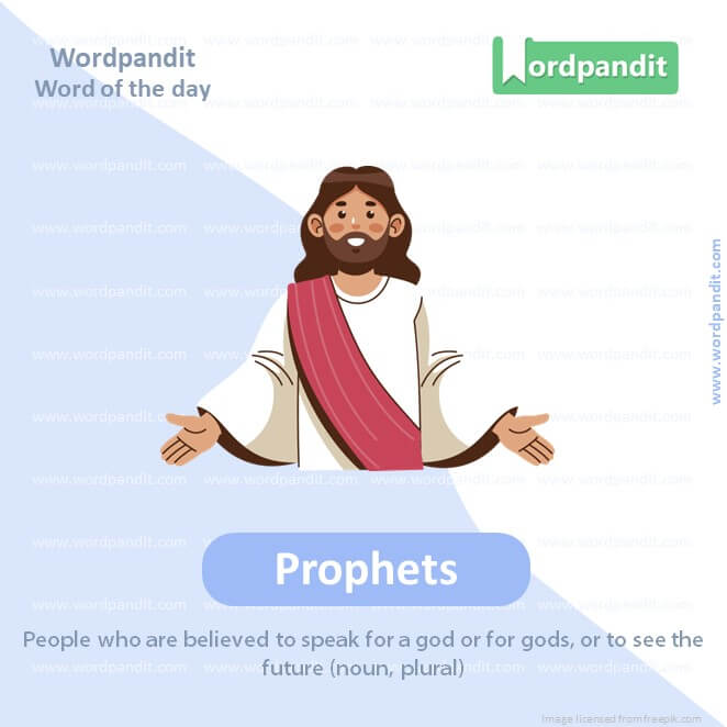 Prophets Picture Vocabulary