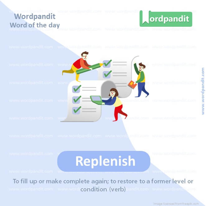 Replenish Picture Vocabulary Copy