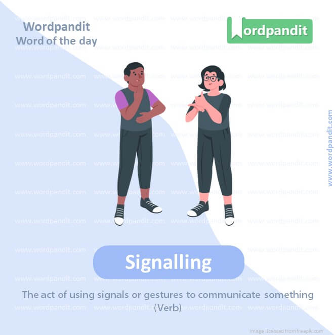 Signalling Picture Vocabulary