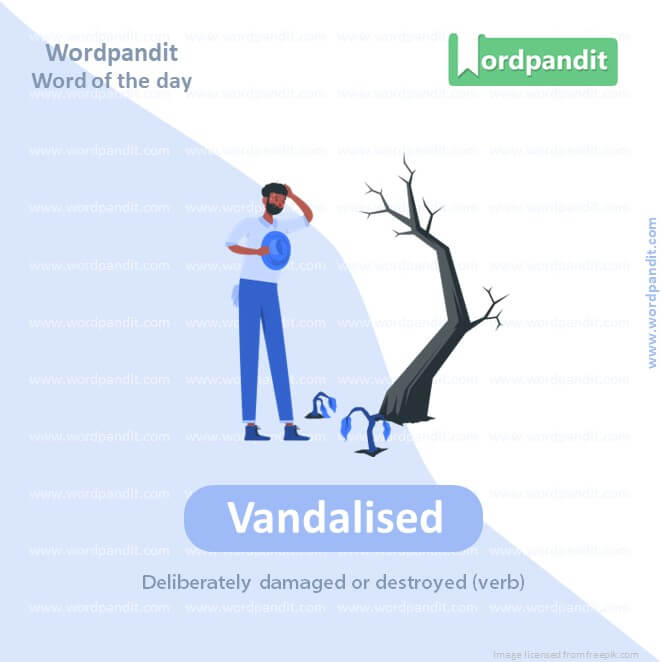 Vandalised Picture Vocabulary
