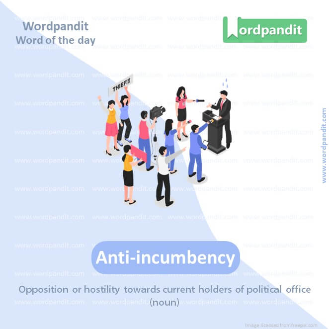 Anti Incumbency Picture Vocabulary