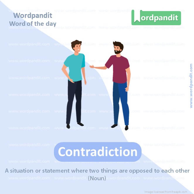 Contradiction Picture Vocabulary