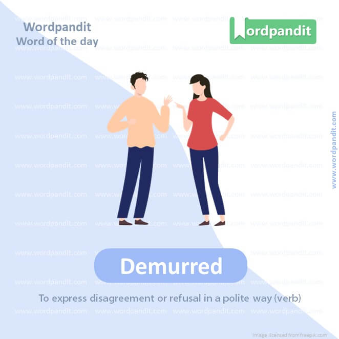 Demurred Picture Vocabulary