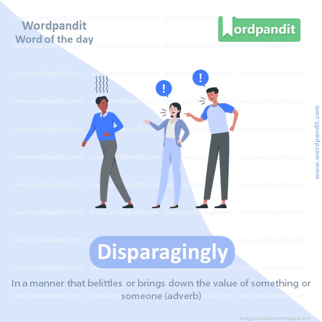 Disparagingly Picture Vocabulary