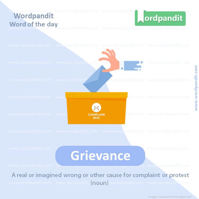Grievance Picture Vocabulary