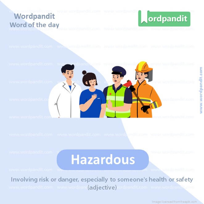Hazardous Picture Vocabulary