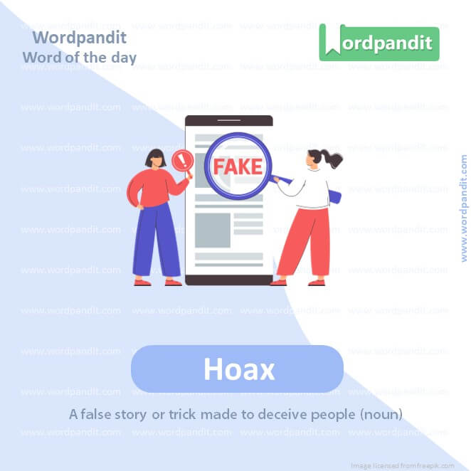 Hoax Picture Vocabulary