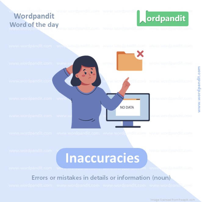 Inaccuracies Picture Vocabulary