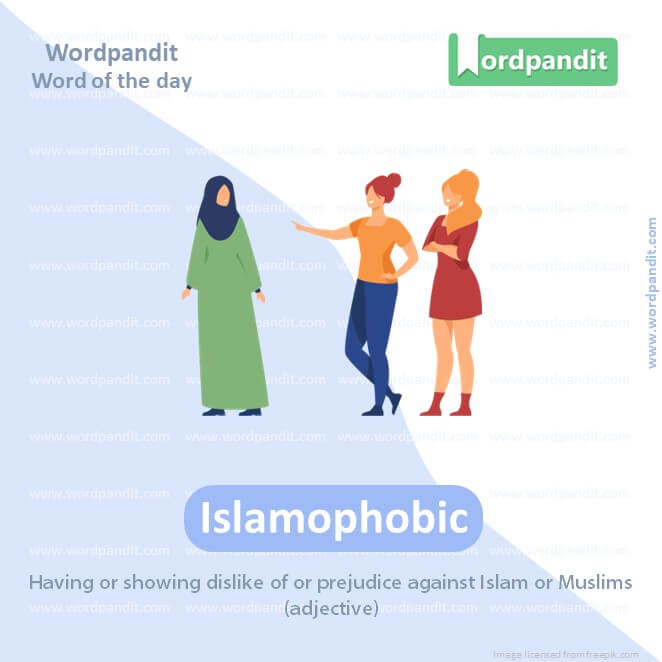 Islamophobic Picture Vocabulary
