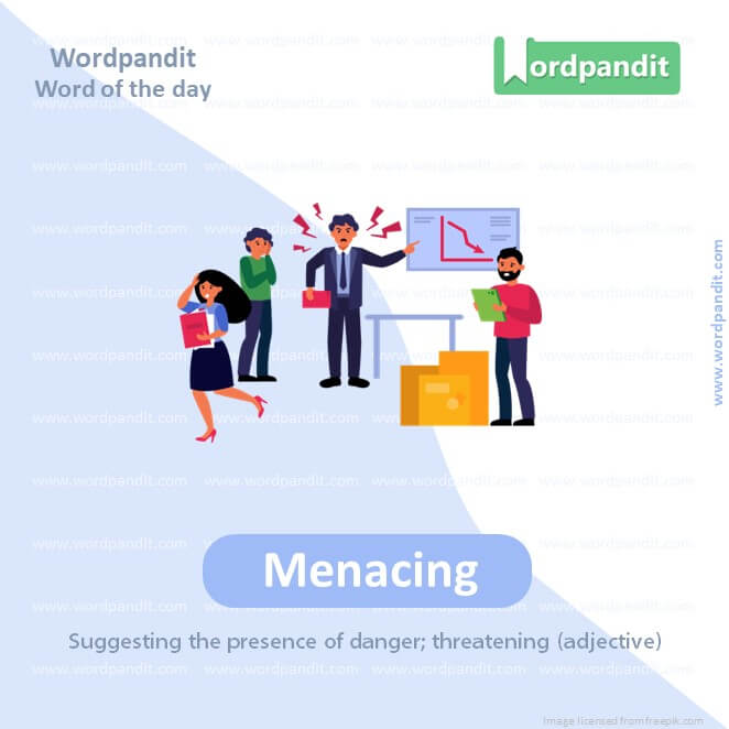 Menacing Picture Vocabulary