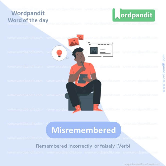 Misremembered Picture Vocabulary