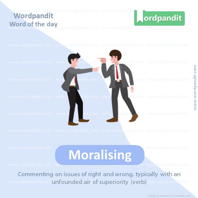 Moralising Picture Vocabulary