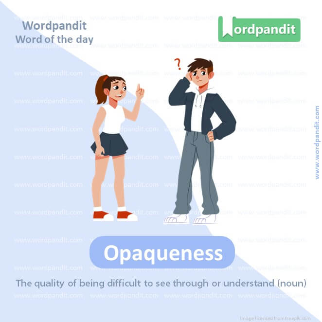 Opaqueness Picture Vocabulary