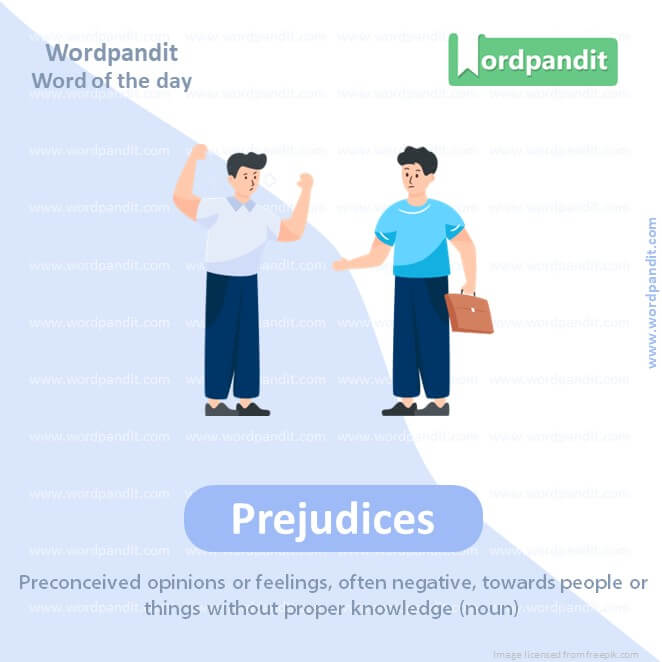 Prejudices Picture Vocabulary