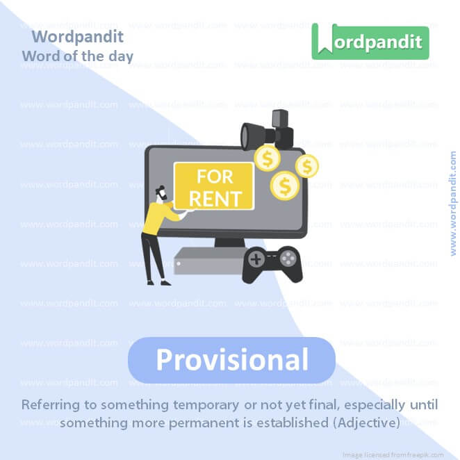 Provisional Picture Vocabulary