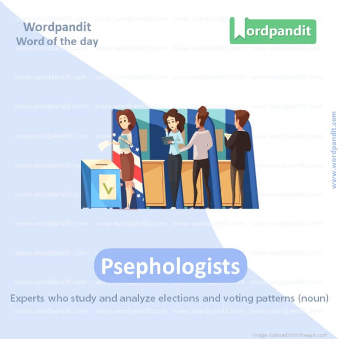 Psephologists Picture Vocabulary