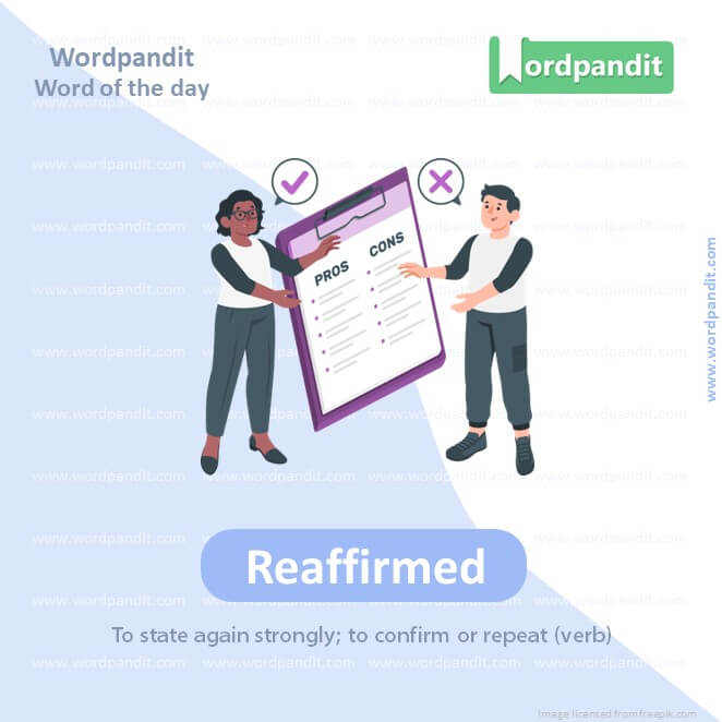 Reaffirmed Picture Vocabulary