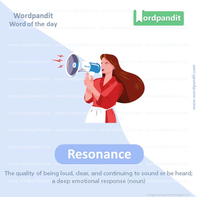 Resonance Picture Vocabulary