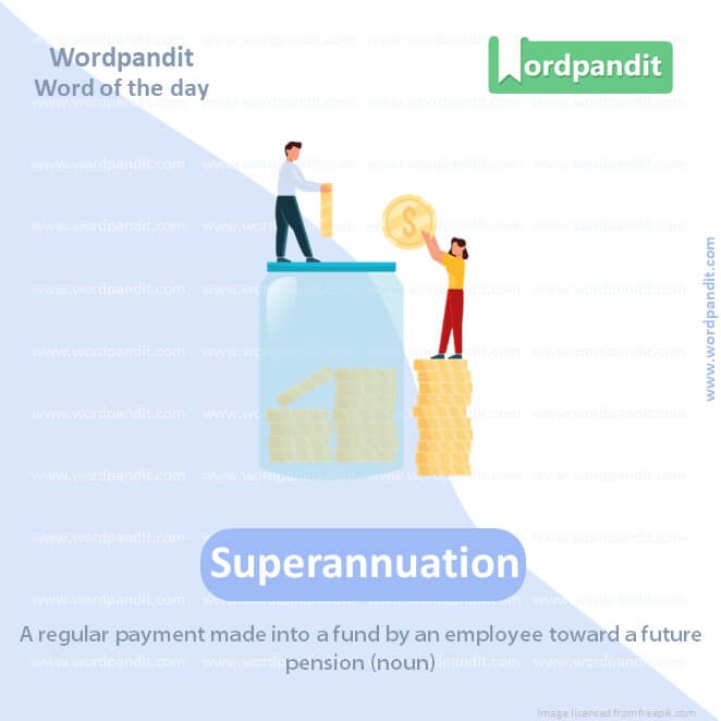 Superannuation Picture Vocabulary