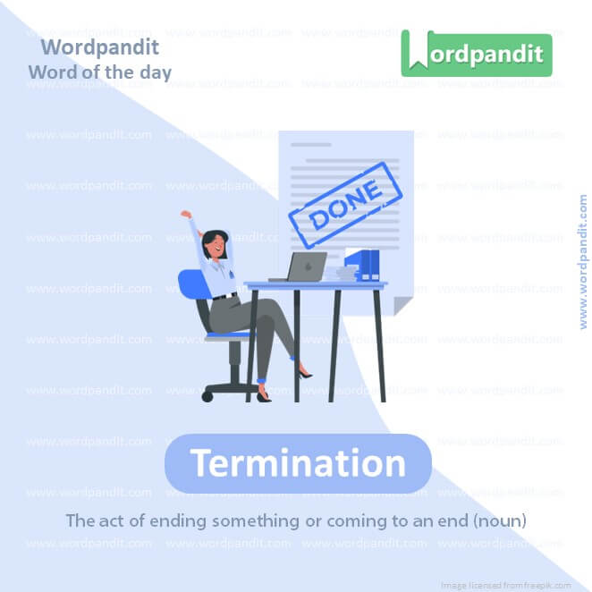 Termination Picture Vocabulary