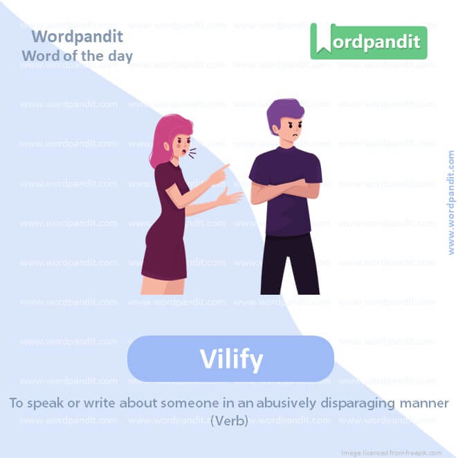 Vilify Picture Vocabulary