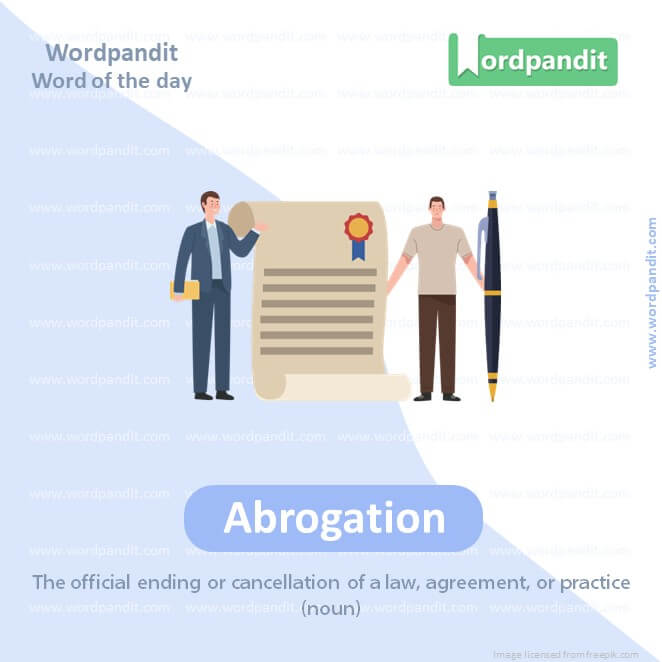 Abrogation Picture Vocabulary