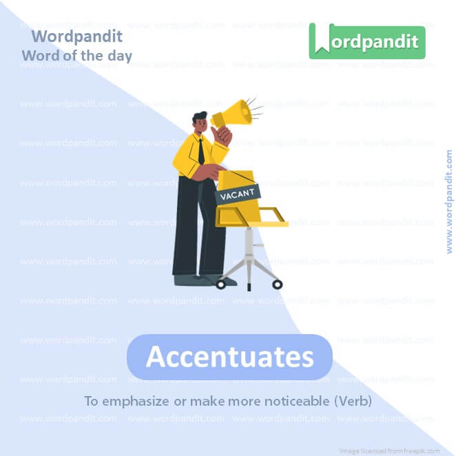 Accentuates Picture Vocabulary