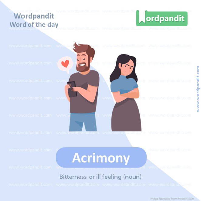 Acrimony Picture Vocabulary