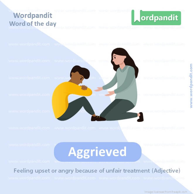 Aggrieved Picture Vocabulary