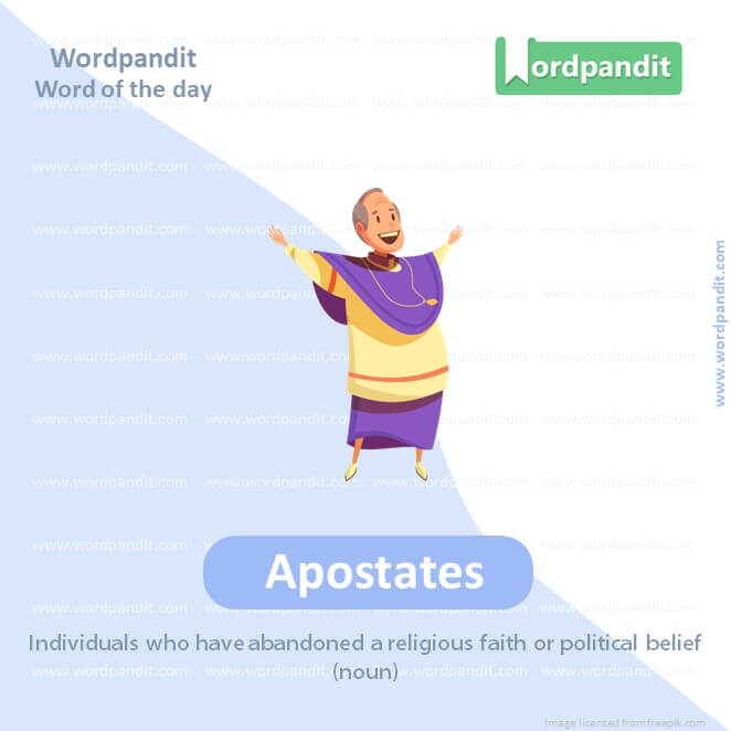 Apostates Picture Vocabulary