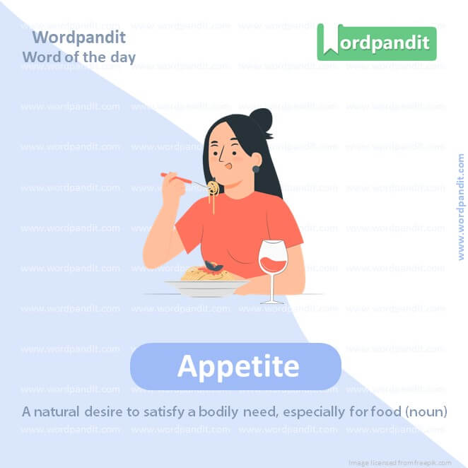 Appetite Picture Vocabulary