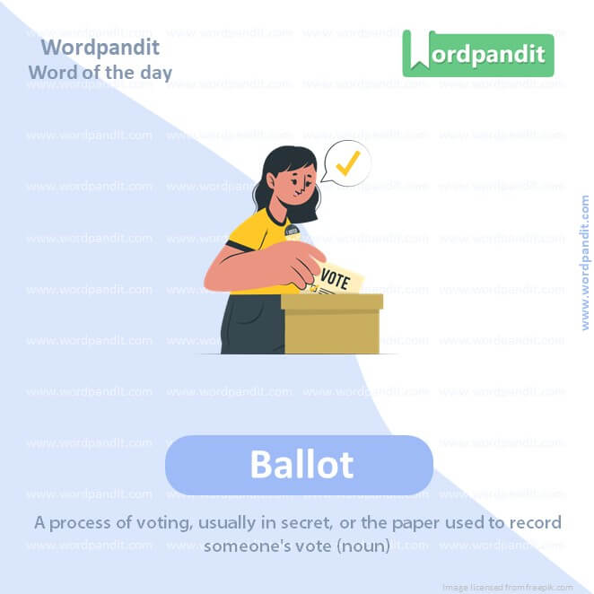 Ballot Picture Vocabulary