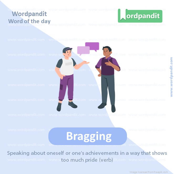 Bragging Picture Vocabulary