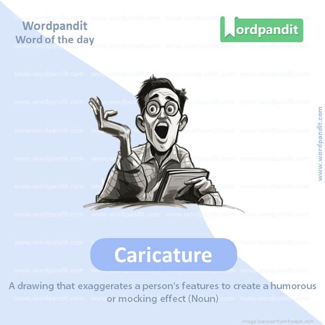 Caricature Picture Vocabulary